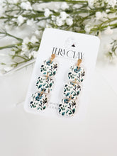 Load image into Gallery viewer, The Triple Leafy Green Dangles (also in silver)