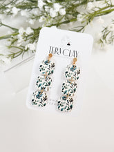 Load image into Gallery viewer, The Triple Leafy Green Dangles (also in silver)