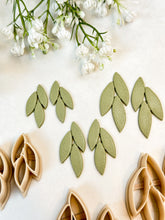 Load image into Gallery viewer, Minimalistic Leaf Drop Polymer Clay Cutter