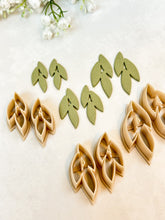 Load image into Gallery viewer, Minimalistic Leaf Drop Polymer Clay Cutter