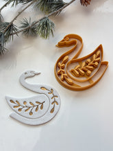 Load image into Gallery viewer, Swan Christmas Tree Ornament Polymer Clay Cutter PCC1910