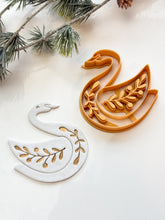 Load image into Gallery viewer, Swan Christmas Tree Ornament Polymer Clay Cutter PCC1910