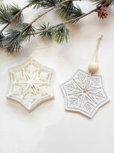 Load image into Gallery viewer, Snowflake #6 Christmas Tree Ornament Polymer Clay Cutter PCC1898