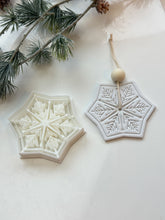 Load image into Gallery viewer, Snowflake #6 Christmas Tree Ornament Polymer Clay Cutter PCC1898