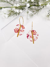 Load image into Gallery viewer, The Maple Leaf Round Hoops (also in silver)