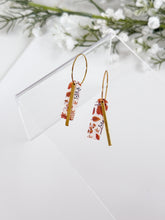 Load image into Gallery viewer, The Autumn Leaves Skinny Hoops (also in silver)