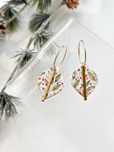 Load image into Gallery viewer, The Holly Berry Diamond Hoops