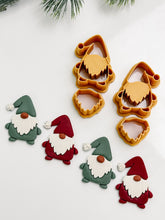Load image into Gallery viewer, Gnome Set Christmas Polymer Clay Cutters 2025