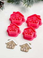Load image into Gallery viewer, Gingerbread House Christmas Polymer Clay Cutter 2025