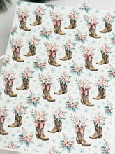 Load image into Gallery viewer, Transfer Paper Sheet 544 Christmas Cowboy Boots | Image Water Transfer