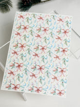 Load image into Gallery viewer, Transfer Paper Sheet 545 Christmas Vines & Bows | Image Water Transfer