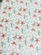 Load image into Gallery viewer, Transfer Paper Sheet 545 Christmas Vines & Bows | Image Water Transfer