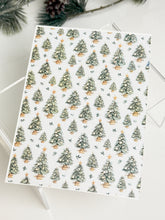 Load image into Gallery viewer, Transfer Paper Sheet 551 Christmas Boho Trees | Image Water Transfer