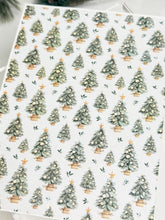 Load image into Gallery viewer, Transfer Paper Sheet 551 Christmas Boho Trees | Image Water Transfer