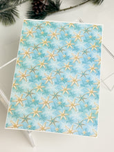 Load image into Gallery viewer, Transfer Paper Sheet 557 Starfish & Snowflakes | Image Water Transfer