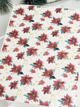 Load image into Gallery viewer, Transfer Paper Sheet 562 Classic Christmas Poinsettia | Image Water Transfer