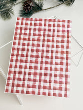 Load image into Gallery viewer, Transfer Paper Sheet 563 Christmas Gingham | Image Water Transfer