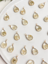 Load image into Gallery viewer, Dried Flower Glass Pendant Charm with One Hole