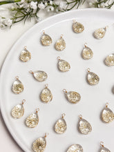 Load image into Gallery viewer, Dried Flower Glass Pendant Charm with One Hole