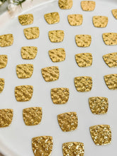 Load image into Gallery viewer, 18K Gold Plated Hammered Trapezoid Connector with Two Holes