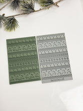 Load image into Gallery viewer, Christmas Sweater Pattern Rubber Texture Mat for Polymer Clay