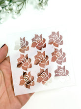 Load image into Gallery viewer, Roses #1 Clay Stencil Sheet | Reusable Polymer Clay Texture Stencil
