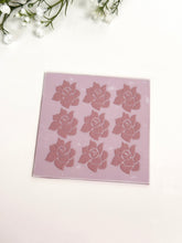 Load image into Gallery viewer, Roses #1 Clay Stencil Sheet | Reusable Polymer Clay Texture Stencil