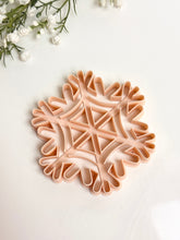 Load image into Gallery viewer, Snowflake #2 Trinket Dish Clay Cutter