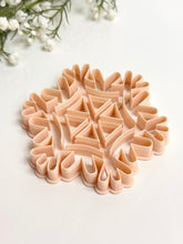 Load image into Gallery viewer, Snowflake #2 Trinket Dish Clay Cutter