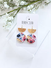 Load image into Gallery viewer, The Ruby Flower Dangles