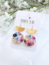 Load image into Gallery viewer, The Ruby Flower Dangles