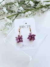 Load image into Gallery viewer, The Purple Flower Dangles