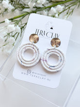 Load image into Gallery viewer, The Extruded Round Dangles in Silver