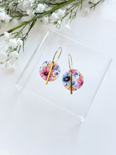 Load image into Gallery viewer, The Ruby Floral Hoops