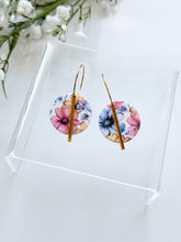 Load image into Gallery viewer, The Ruby Floral Hoops