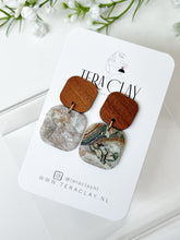 Load image into Gallery viewer, The Agate Square Dangles 06 (One-of-a-kind)