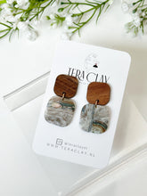 Load image into Gallery viewer, The Agate Square Dangles 04 (One-of-a-kind)