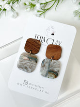 Load image into Gallery viewer, The Agate Square Dangles 04 (One-of-a-kind)