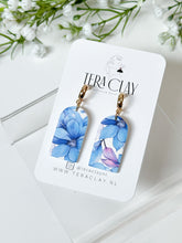 Load image into Gallery viewer, The Blue Floral Arches (also in silver)