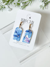 Load image into Gallery viewer, The Blue Floral Arches (also in silver)