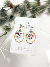 Load image into Gallery viewer, The Classic Christmas Oval Dangles