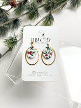 Load image into Gallery viewer, The Classic Christmas Oval Dangles