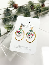 Load image into Gallery viewer, The Classic Christmas Oval Dangles