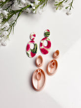 Load image into Gallery viewer, Duo Oval Donut with Drill Guides Polymer Clay Cutter Set PCC1858