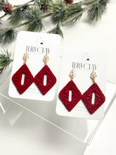 Load image into Gallery viewer, The Deep Red Diamond Donuts (also in silver)