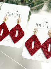 Load image into Gallery viewer, The Deep Red Diamond Donuts (also in silver)