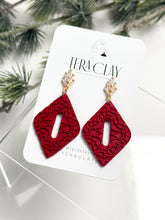 Load image into Gallery viewer, The Deep Red Diamond Donuts (also in silver)