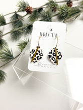 Load image into Gallery viewer, The Leopard Hoops (also in silver)