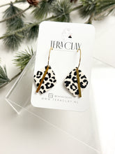 Load image into Gallery viewer, The Leopard Hoops (also in silver)