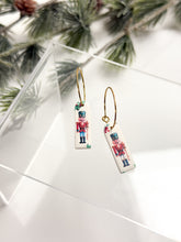 Load image into Gallery viewer, The Nutcracker Skinny Hoops (also in silver)